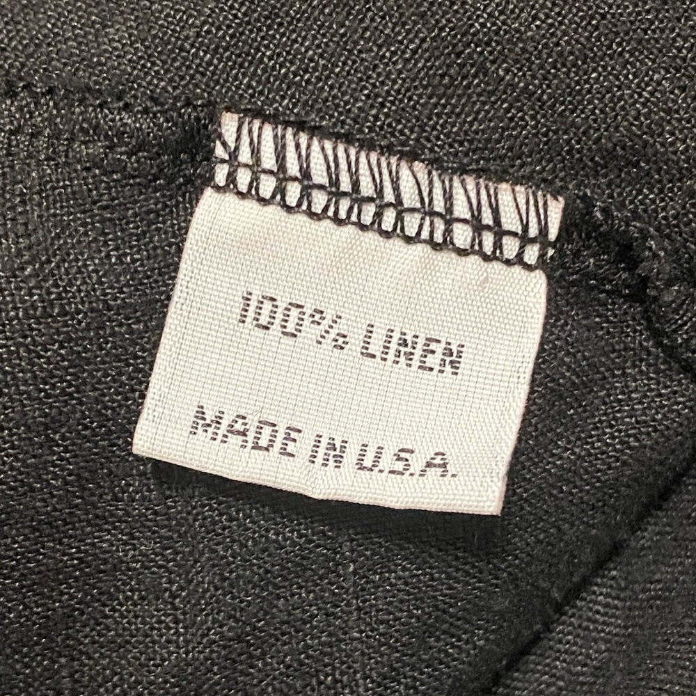 Bryn Walker Fran Linen Bell Sleeve Top Black - Picture 6 of 6